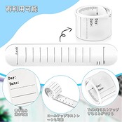 ウェアラブルメモ 3個セット バンドタイプ メモ帳 ToDo 消せるメモ 手首メモノートシリコンメモリストバンド やることリスト メモ (3個セット)