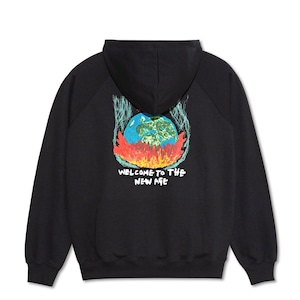 POLAR / WELCOME TO THE NEWAGE DEFAULT ZIP HOODIE BLACK