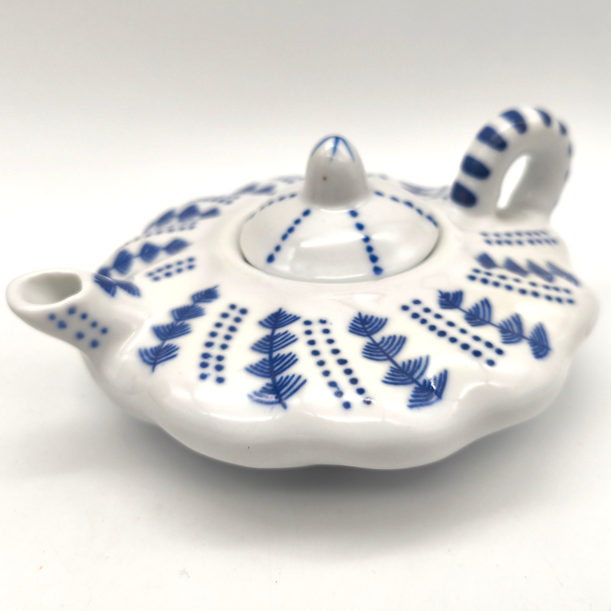和峰・急須・染付・茶器・陶磁器・No.201011-38・梱包サイズ60