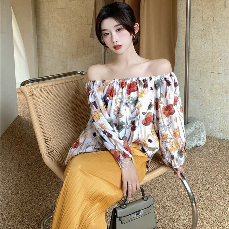 フローラルシャツ サマースタイルルーズブラウス スタンダード レトロ 大人ガーリー スウィート キュート カジュアル 夏物 花柄 ガールズファッション92773342256