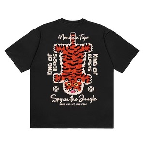 【トップス】タイガープリント半袖Tシャツ22004071635Y