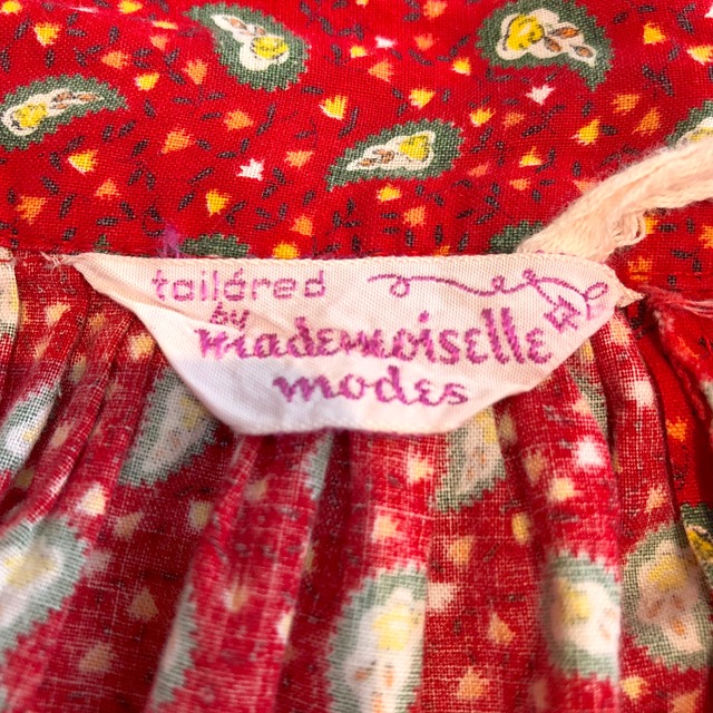 VINTAGE country paisley gather skirt