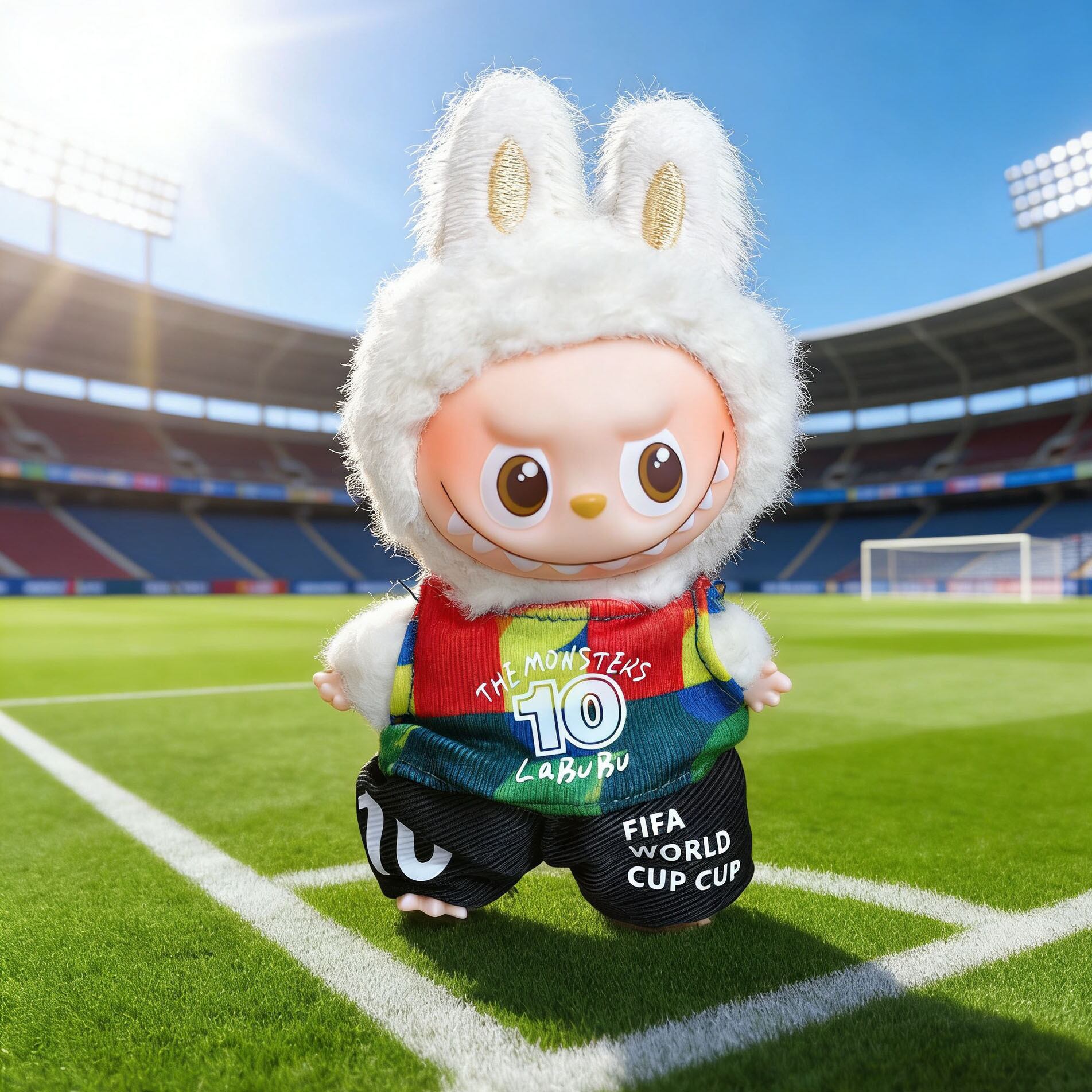 Labubu 4代用 カジュアル 2026 サッカー ユニフォーム トップス+パンツ