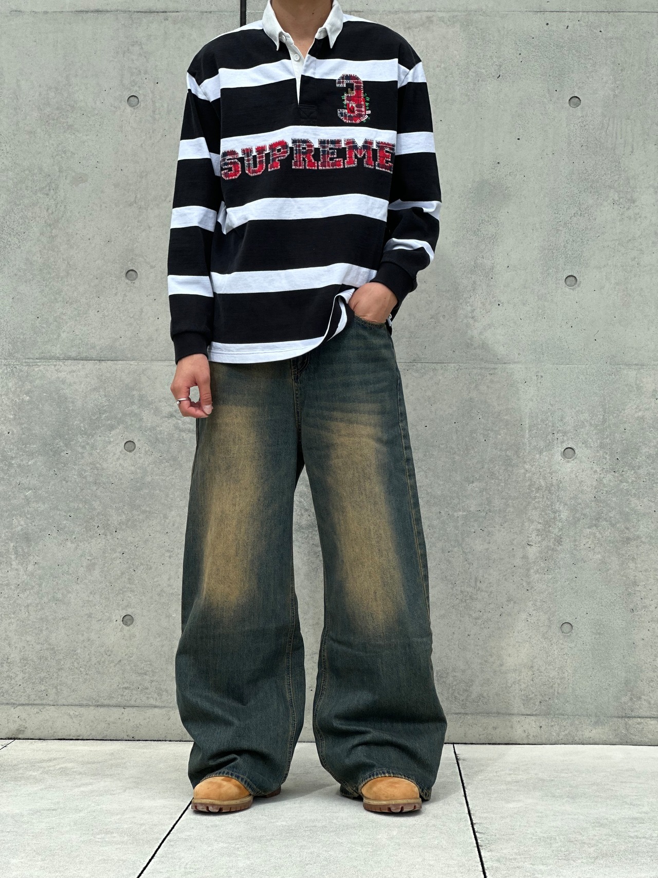 Vintage Wash WideLeg Jeans