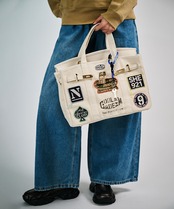 -数量限定-【直営限定ITEM】TYPE-B バイカラーワッペンターンロックハンドバッグ　CQ-49510H
