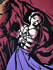 2021年　干支手ぬぐい　「ラビリンス」　[D96]