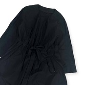 MACPHEE マカフィー ノーカラー スプリングコート 40/ネイビー レディース /トゥモローランド