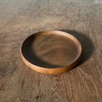 木製 お皿/チーク　XL(直径約18cm x 高さ約2.3cm)