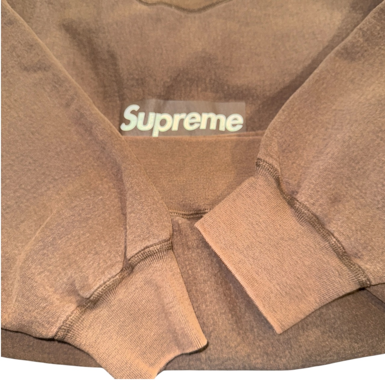 【SUPREME】シュプリーム Washed Box Logo Crewneck (ウォッシュド ボックスロゴ クルーネック)