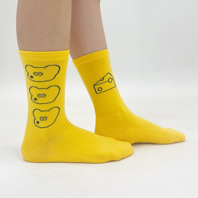 【Seiji Matsumoto】松本セイジ  SOCKS ANDY 3 YELLOW ソックス