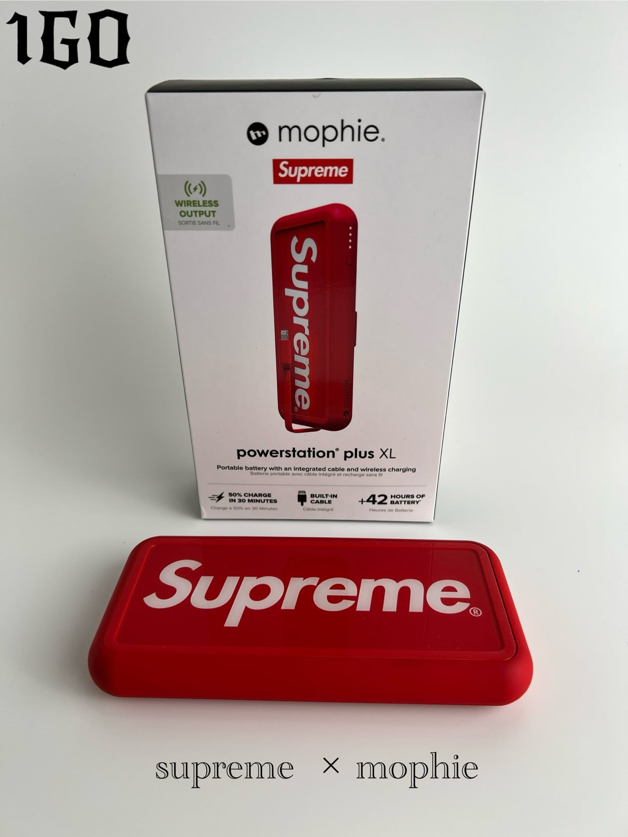 supreme × mophie Powerstation Plus XL | 1GO