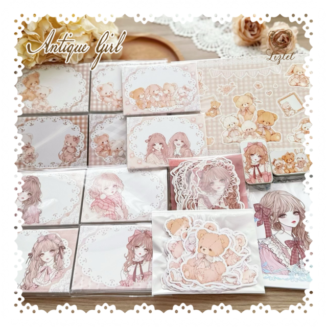 【Antique Girl ＆Antique Bear】コンプリートセット（全8種）