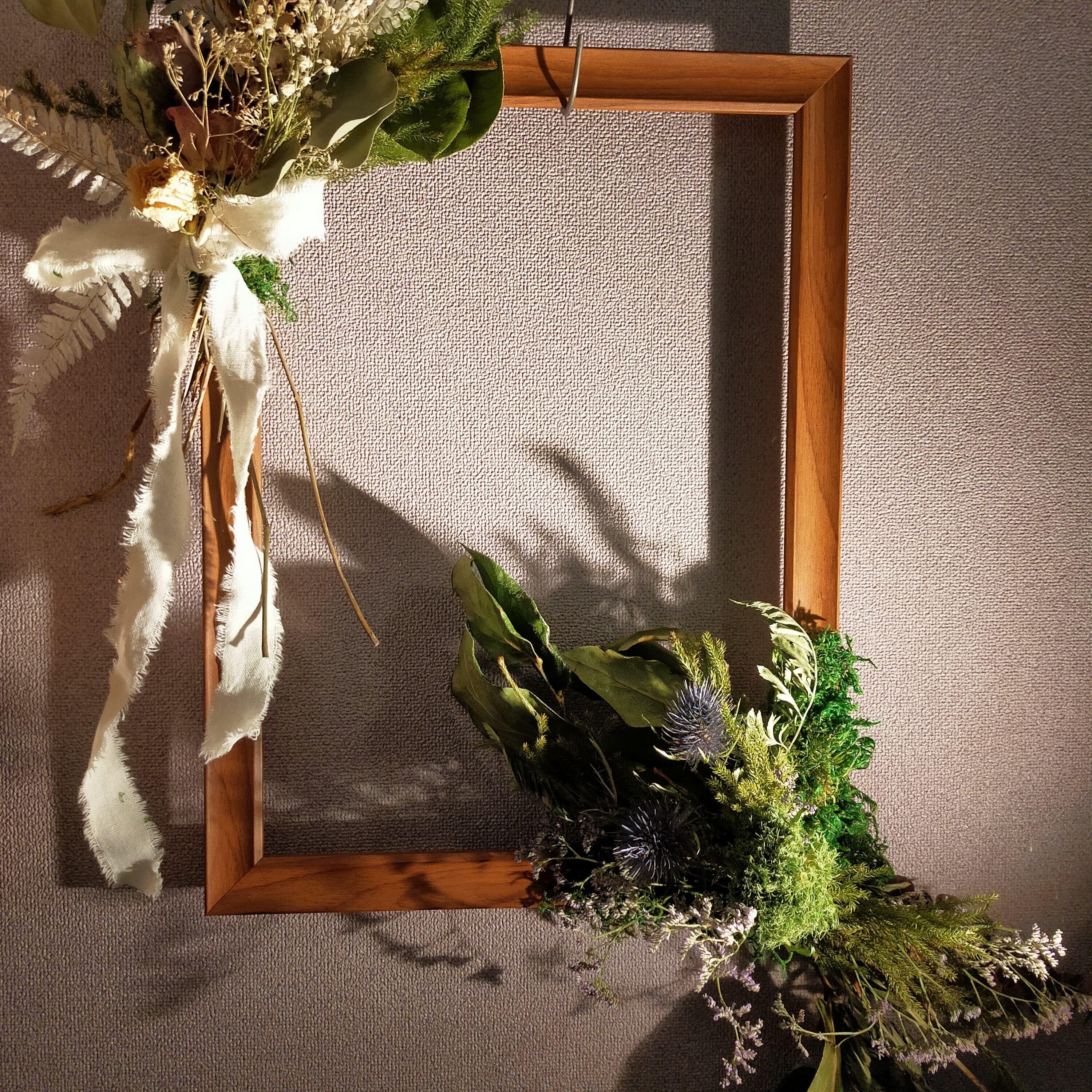 額装装飾アレンジメント【Dried flowers Frame Arrangement】