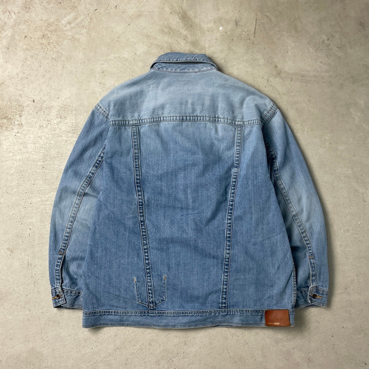 00年代 SEAN JOHN ショーンジョン デニムジャケット ビッグサイズ 