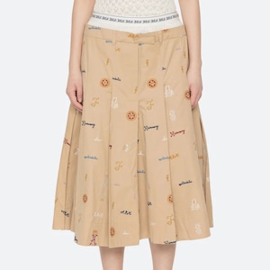 SEA NY JULIET SKIRT CAMEL