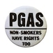 アメリカン 缶バッジ(PGAS NON-SMOKERS…)ビンテージ風