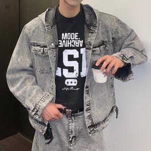 フーディーデニムジャケット C10392