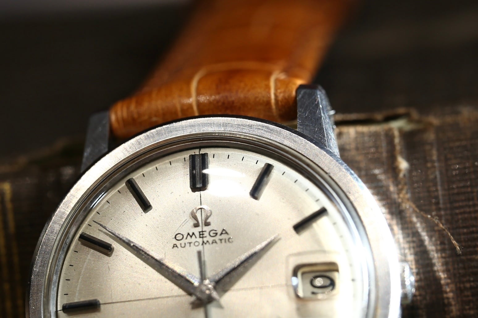 OMEGA】 1960's オメガ シーマスター クロスライン デイト 多面カット