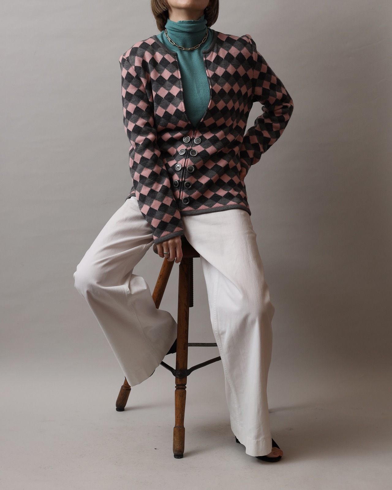 1980's Valentino - Studio / Zipper Knit