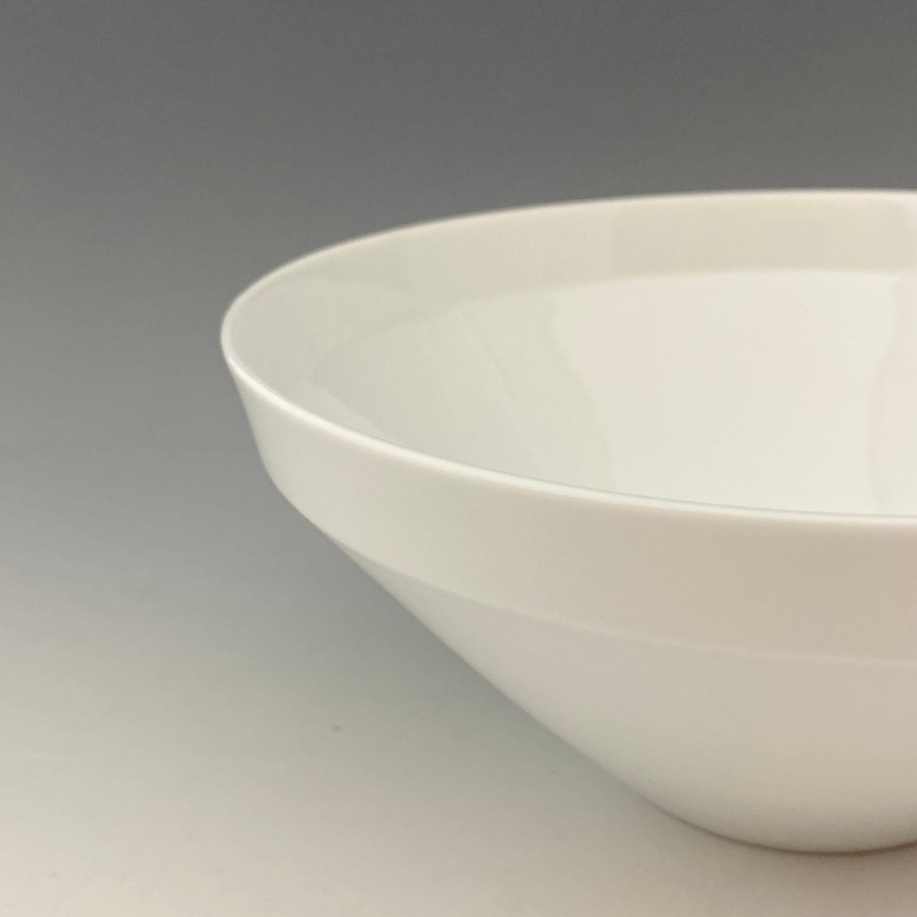 中尾純】白磁鉢(深) | 中仙窯