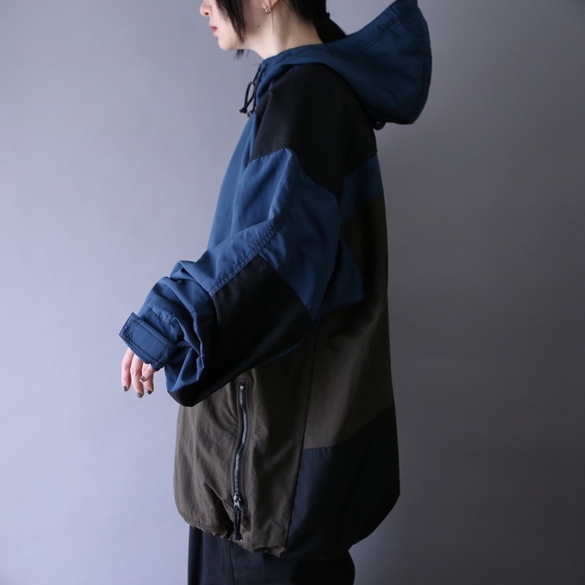 "Columbia" good coloring over silhouette anorak parka