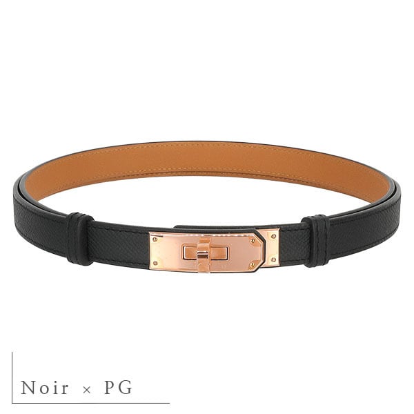 New HERMES エルメス ベルト ケリー 18 ケリーベルト ヴォーエプソン 9