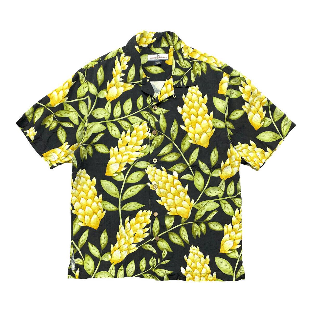 USA 古着 Van Heusen バンヒューゼン リネン/レーヨン アロハシャツ
