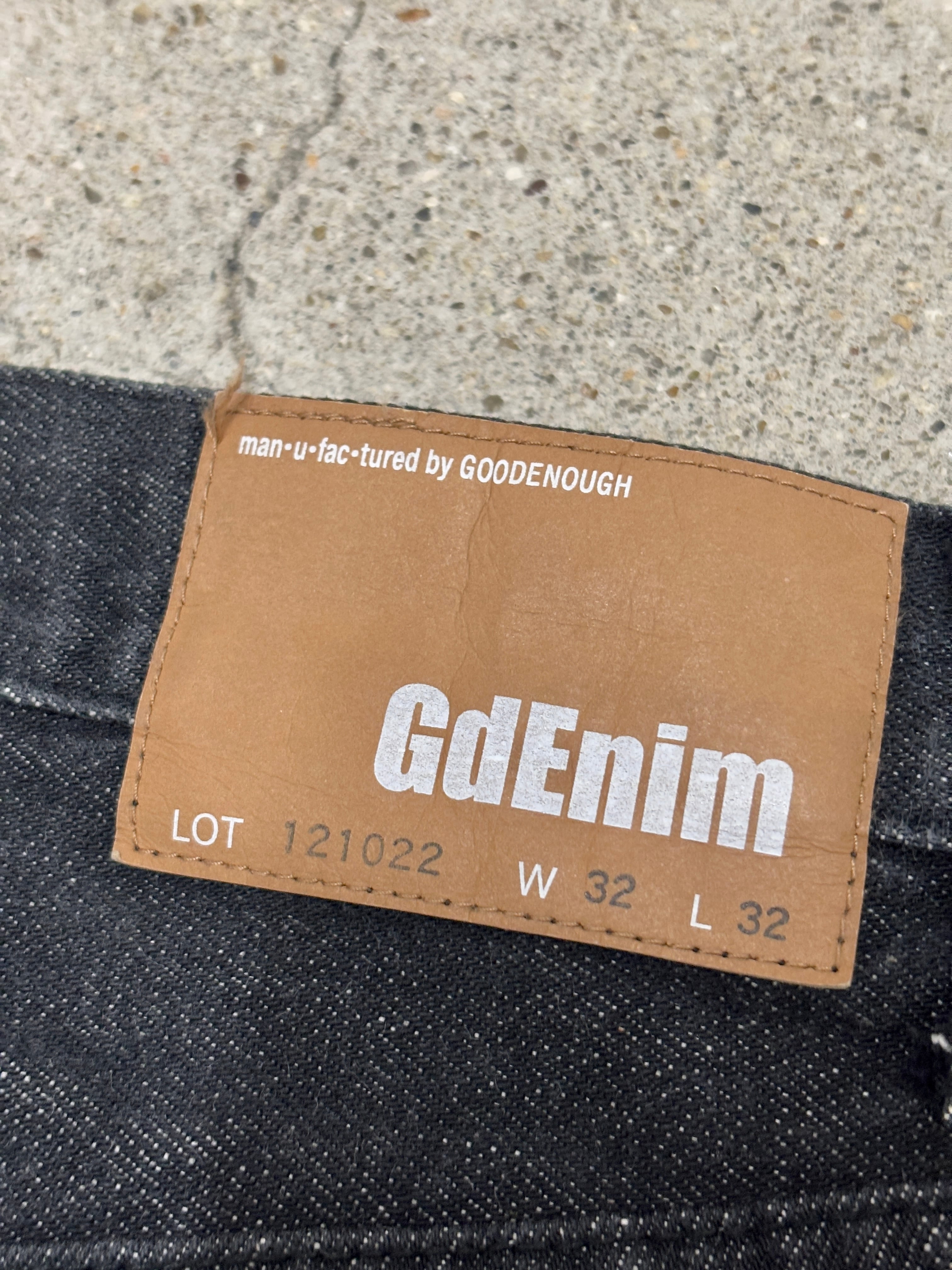 90～00s GOODENOUGH/Black Denim pants/W32/L32/ブラックデニムパンツ