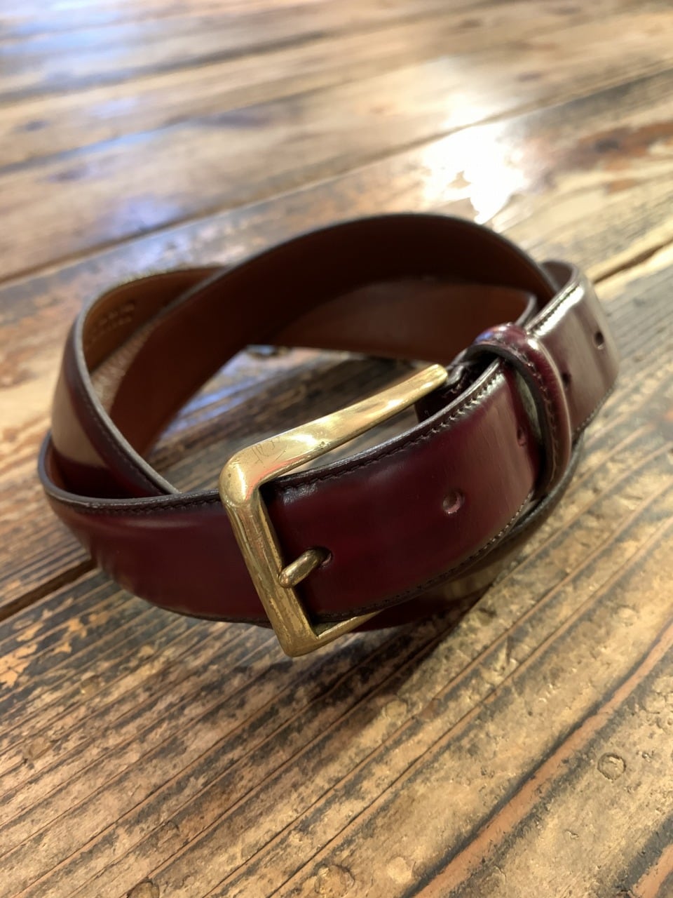Design Leather Belt "COACH"
