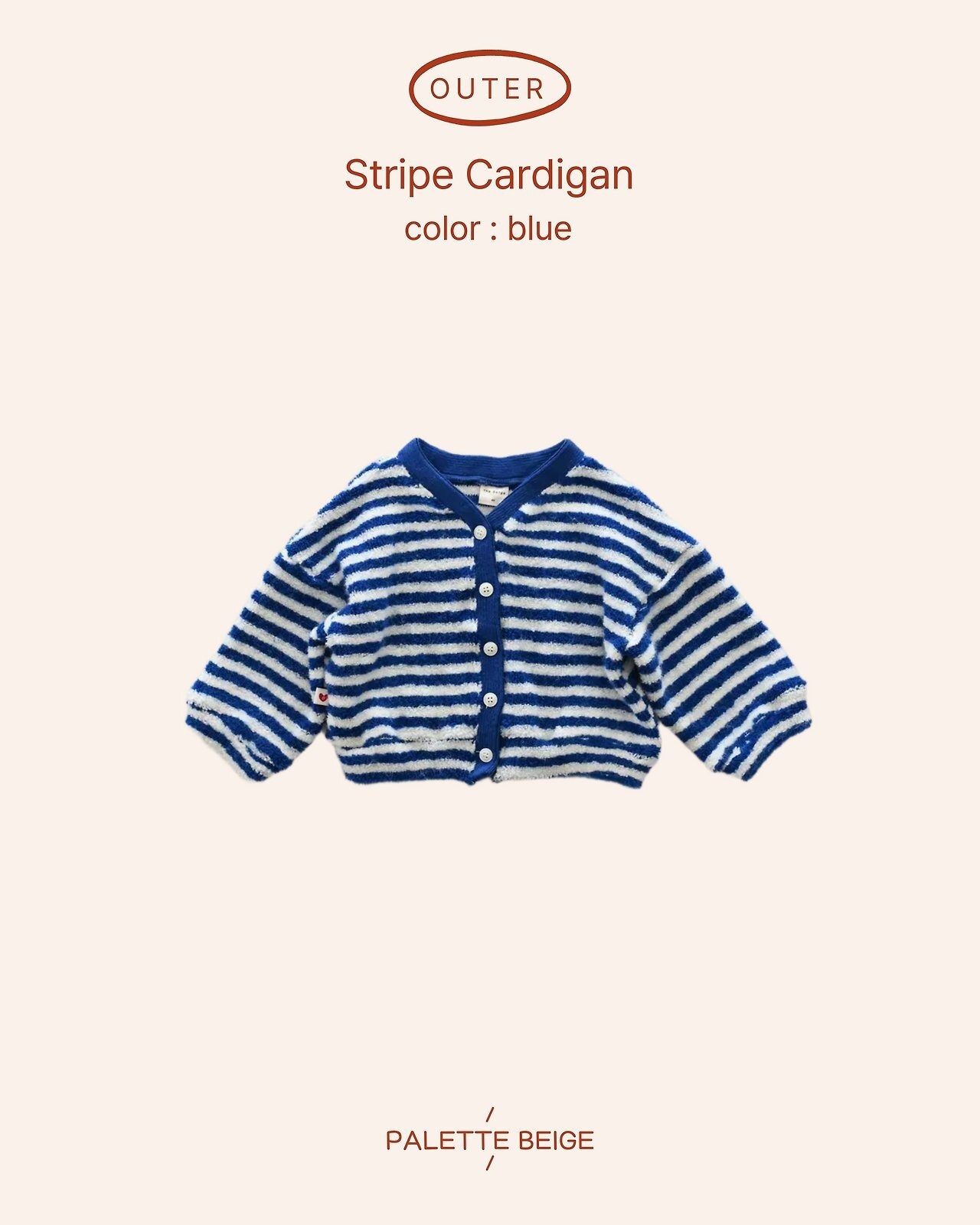 the beige［取寄］stripe cardigan 26winter