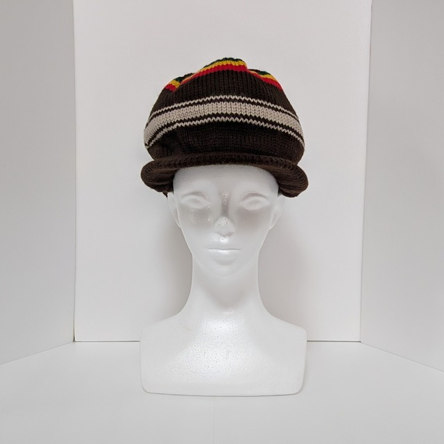 ジャマイカ直輸入タム　Brown×Rasta 2