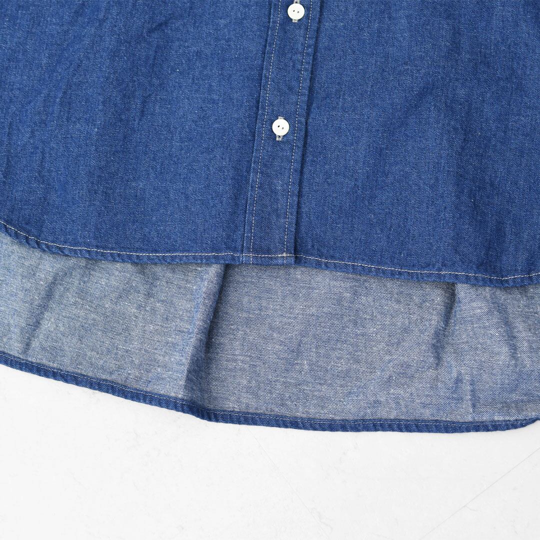 MidiUmi [ミディウミ] tuck sleeve denim shirt [3-739959] タック