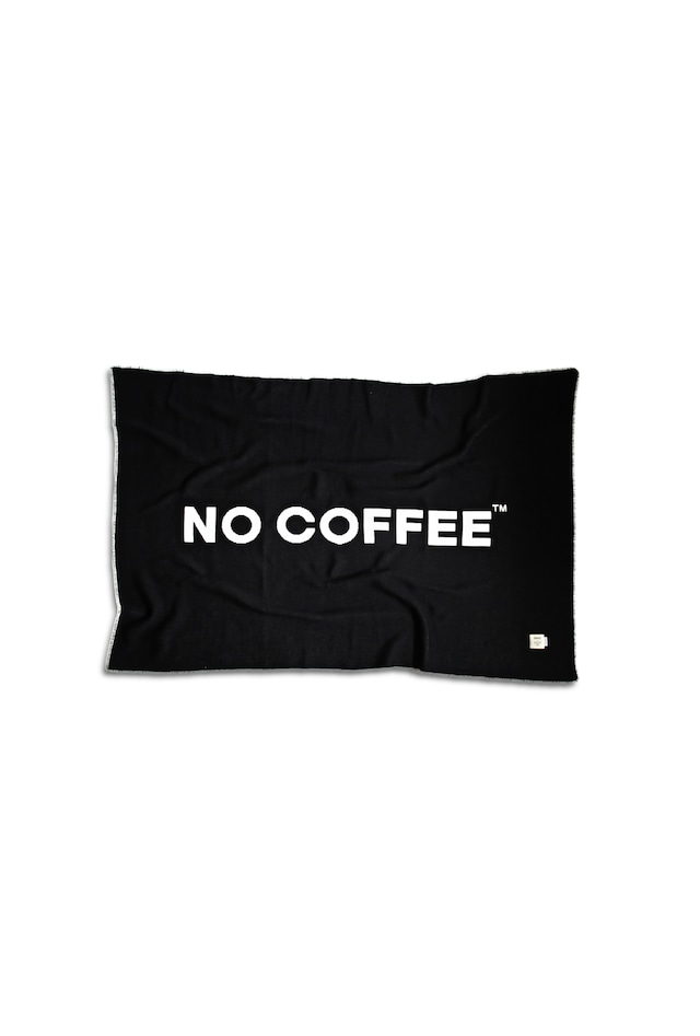 【NO COFFEE × 眠家（ノーコーヒー  × ミンカ）】コットンニット ハーフブランケット