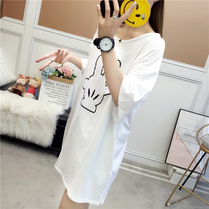 メール便6614 大きいサイズ デカロゴ リボン 激カワ ふわふわ系 ｔシャツ ワンピース Ll 4l Mercy