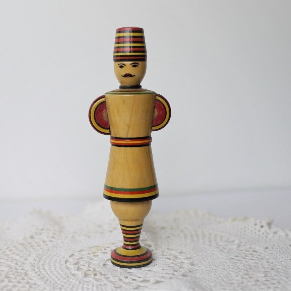 コサックダンス ヴィンテージ木製人形 ロシア人形