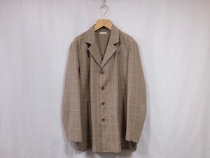 ULTERIOR”TROPICAL CHECK 4B JACKET BEIGE”