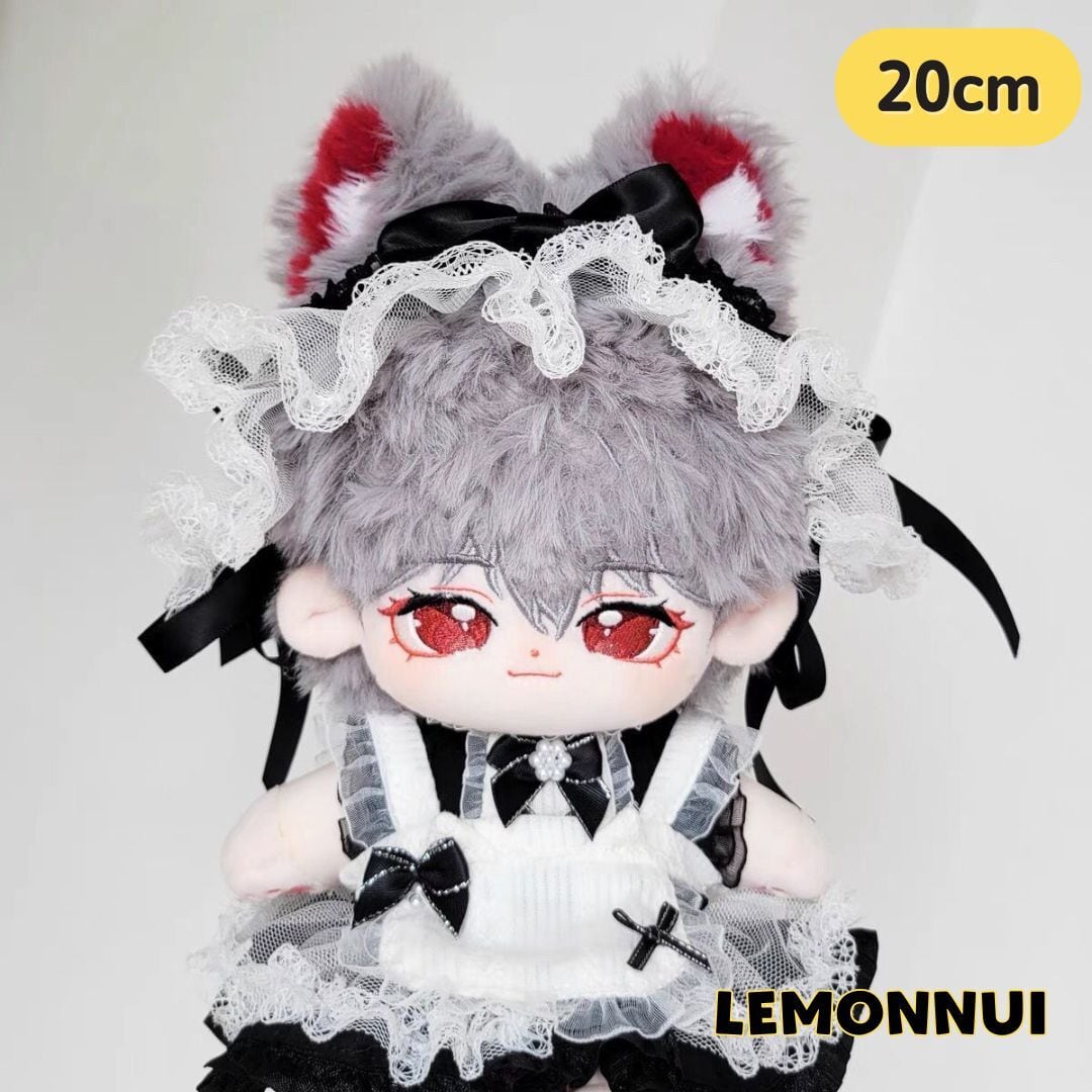 20cm メイド ロリータ 着せ替え 洋服セット ぬいぐるみ服 激カワ
