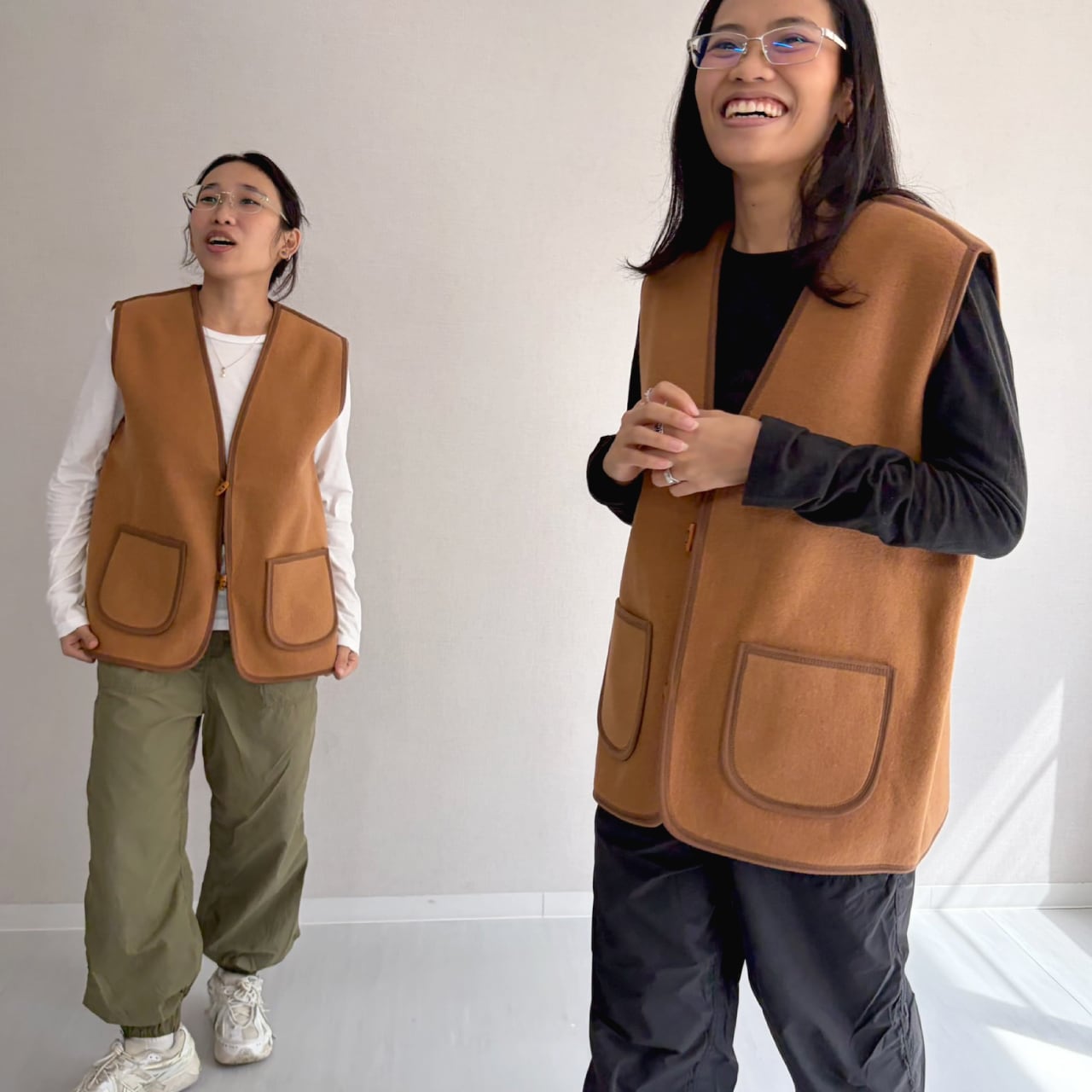 らくだのフェルトのベスト | 空飛ぶ羊 BASE webshop｜モンゴルの天然毛