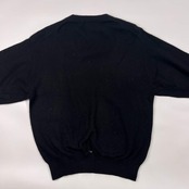 カシミヤ100% PINO BAZZO ピノ バッツォ ニット セーター M/ブラック メンズ