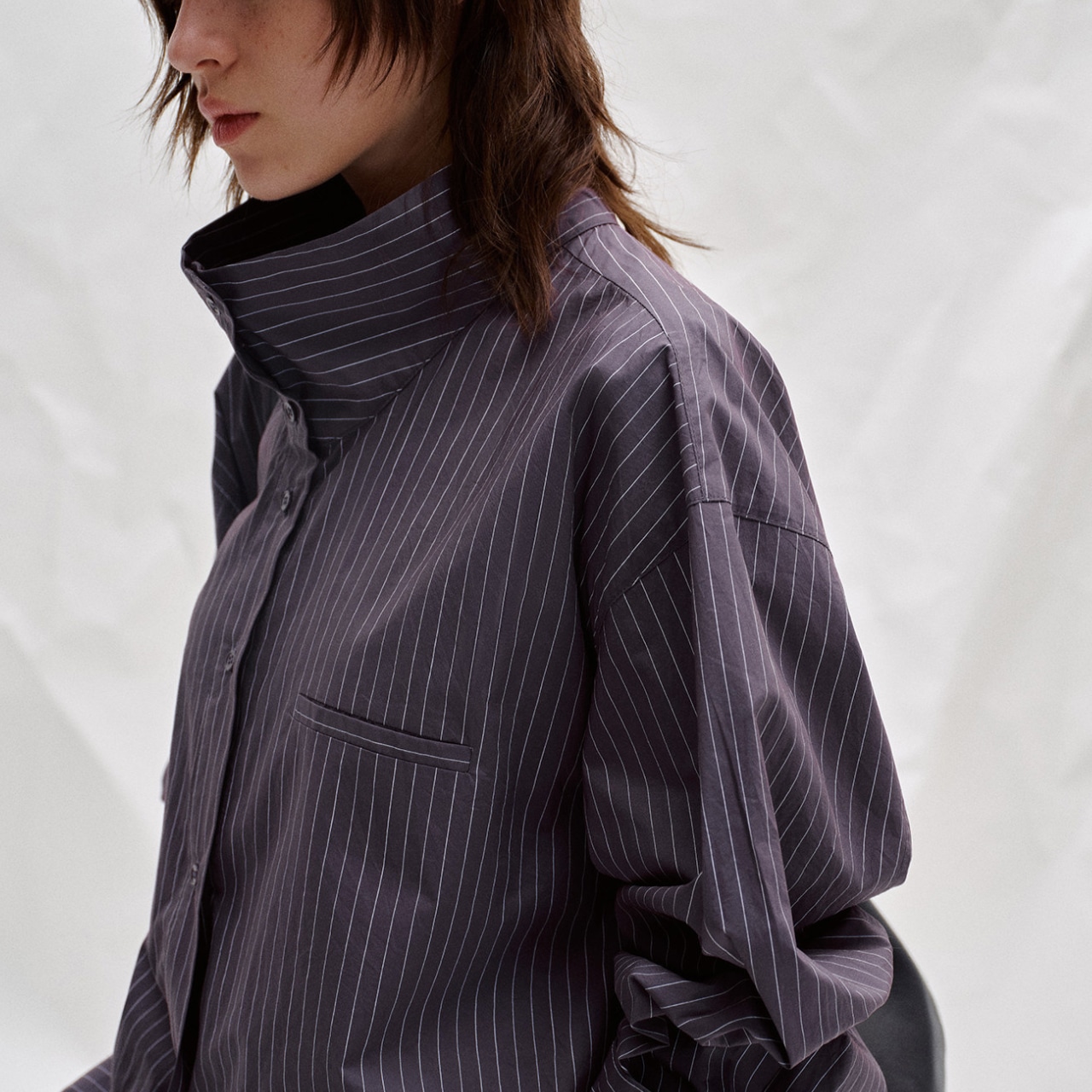 Shirt with Stripe Pattern T4310