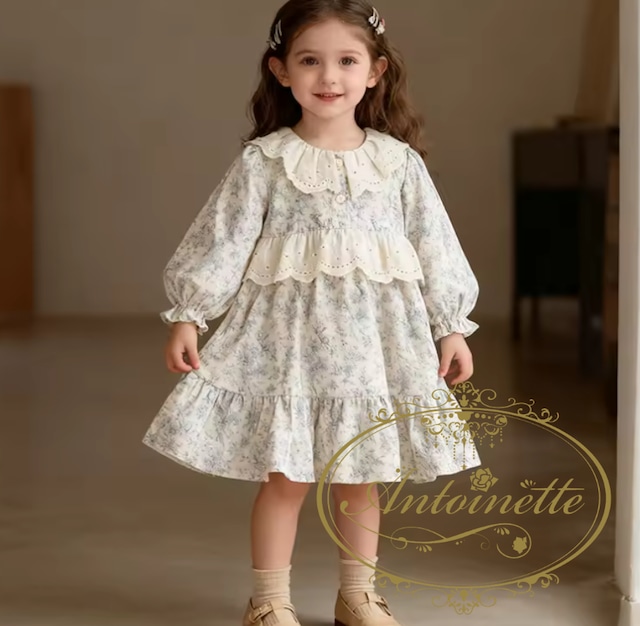 韓国 襟付き 子供 ワンピース 女の子 半袖 花柄 袖フリル 夏 キッズ 子供服ワンピース女の子 ジャンパースカート サマードレス 部屋着 ガールズ フォーマル カジュアル ワンピース おしゃれ チュールスカート ロング 普段着 通園 通学