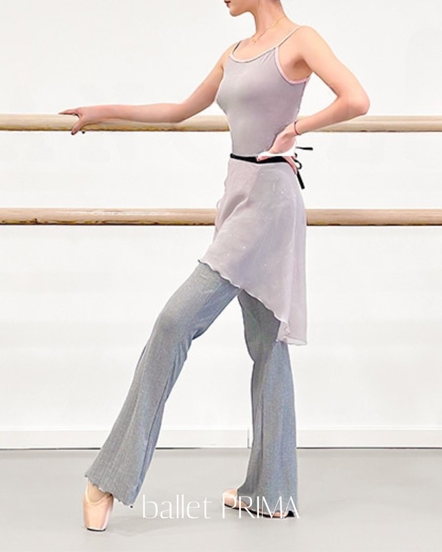 【dancelab kiki】Mellow Hem Flared Pants 3color P0385