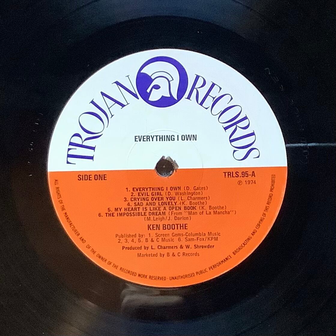 KEN BOOTH / EVERYTHING I OWN | Plastic Soul Records