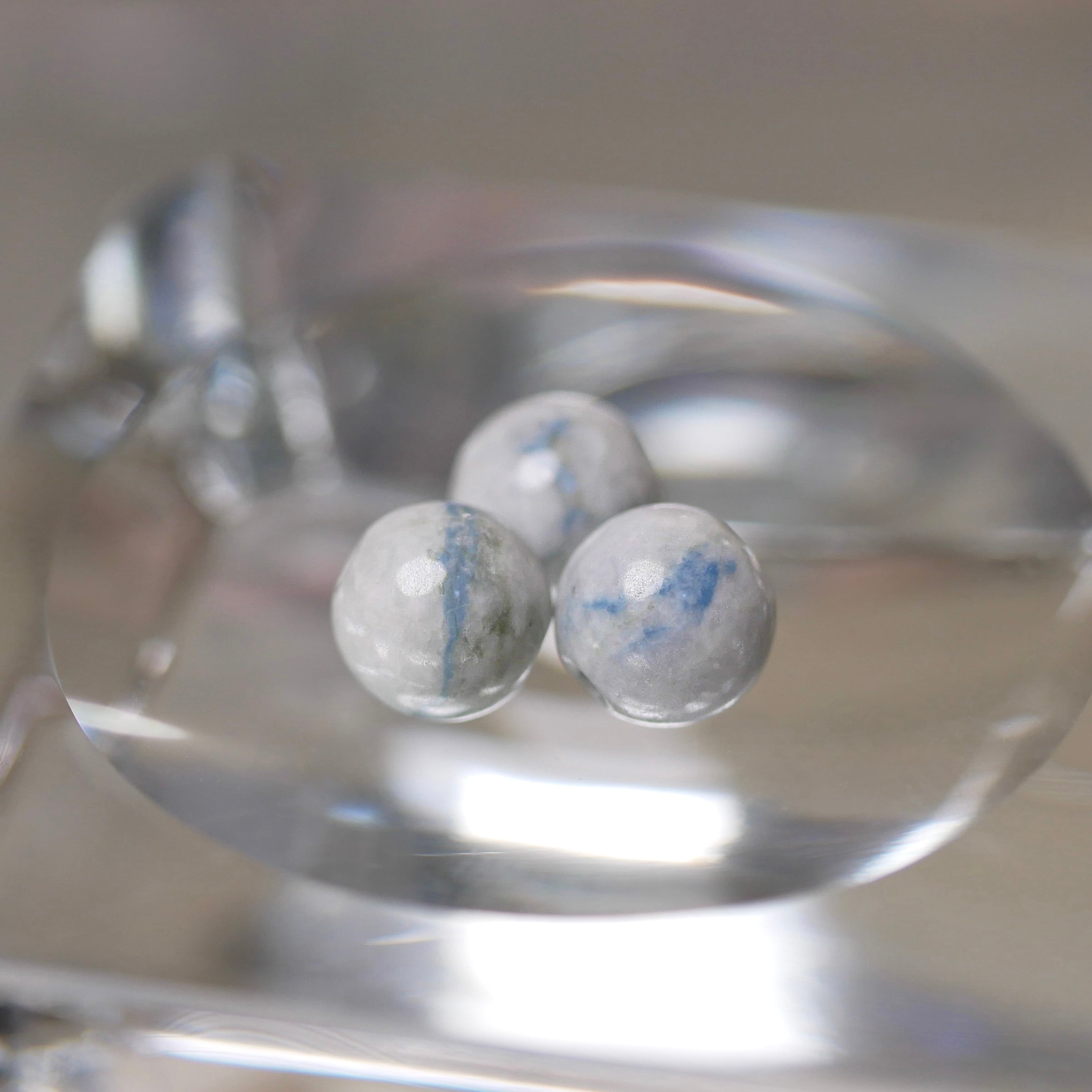 ☆Outlet SALE☆糸魚川 青海川水系 ラベンダー系翡翠 12mm粒売り | 気