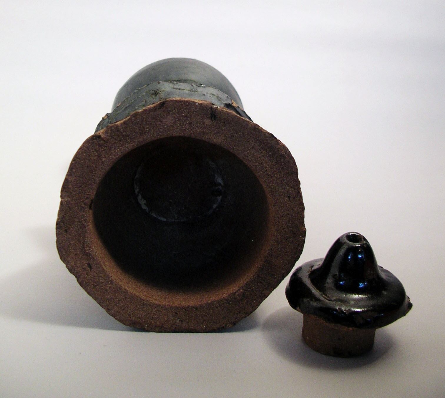 黒釉燭台（中国） | 東洋古陶磁 久