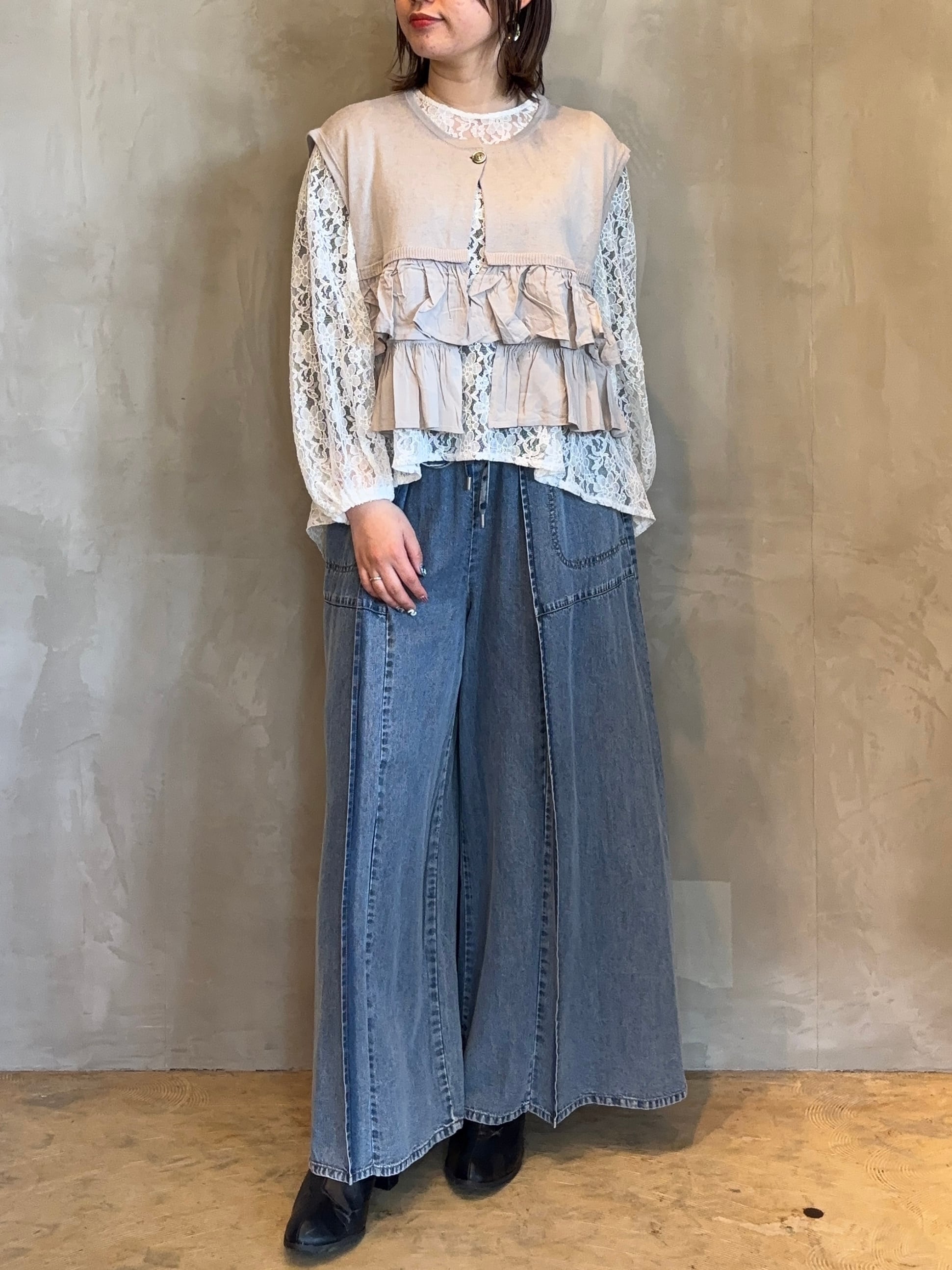 再入荷☆新色入荷】CYNICAL/テンセルデニムパンツ【セットアップ対応