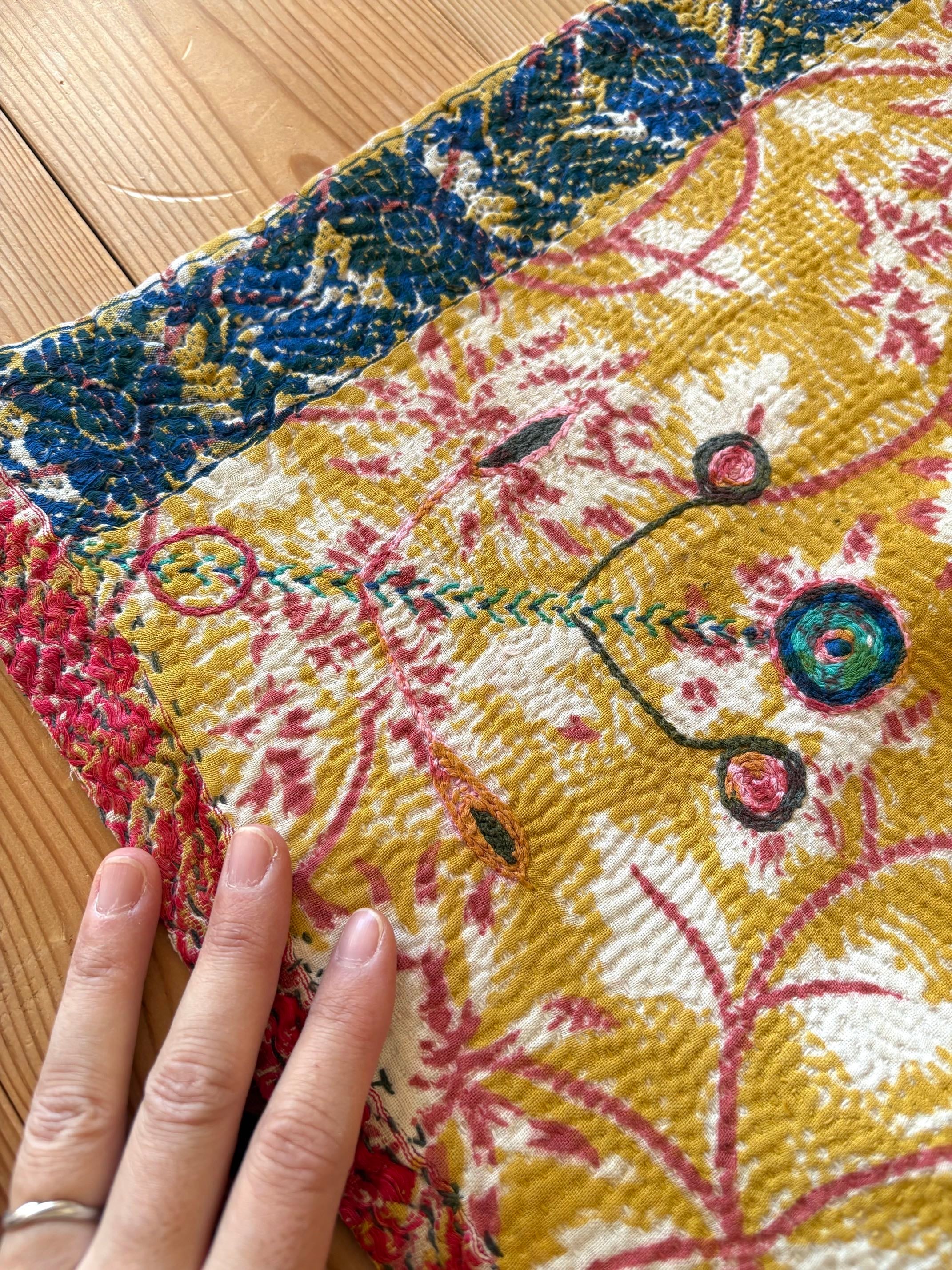 ヴィンテージサリーパッチワークカーテン/CAAPA