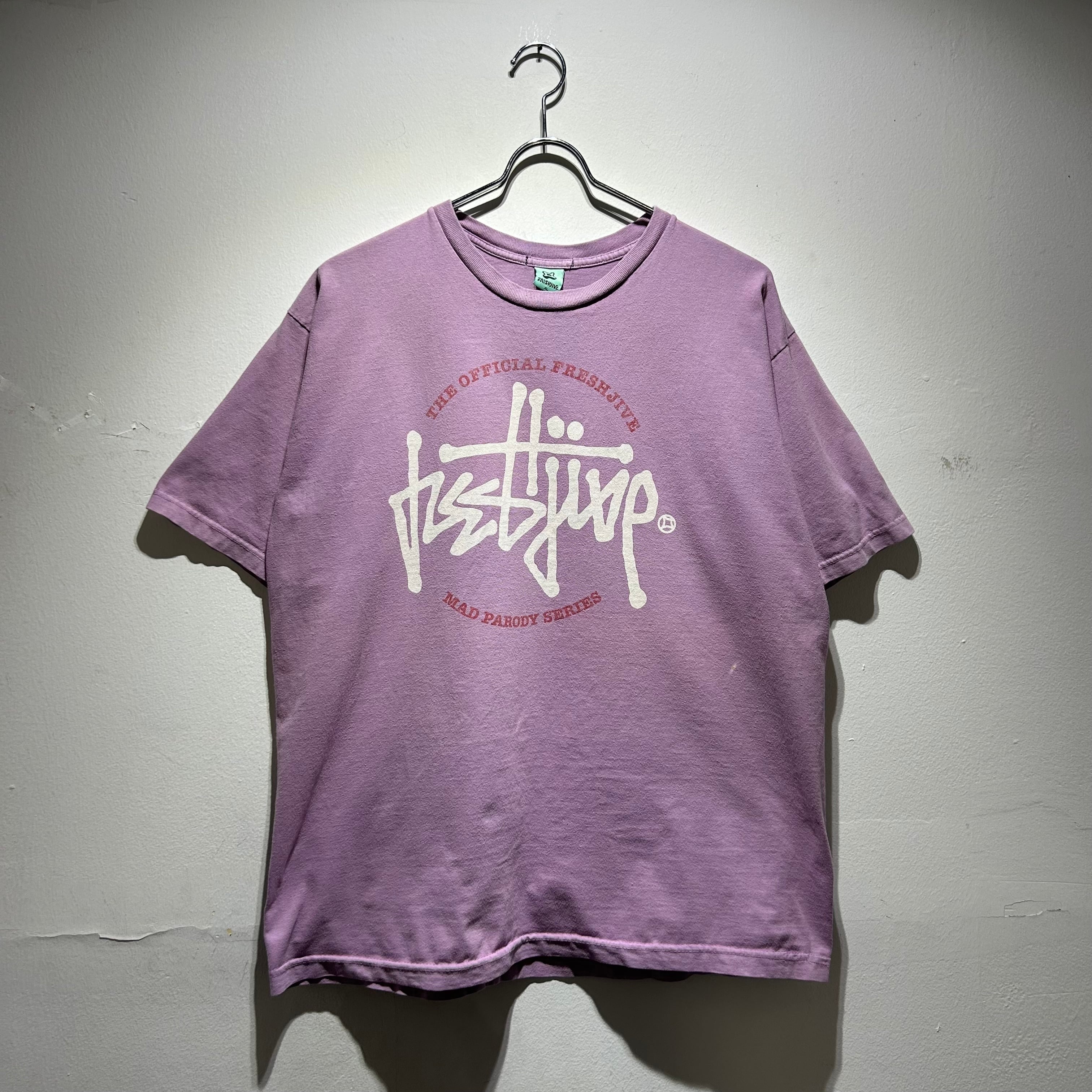 00s FRESHJIVE Stussy logo parody T-shirt【仙台店】 | What'z up