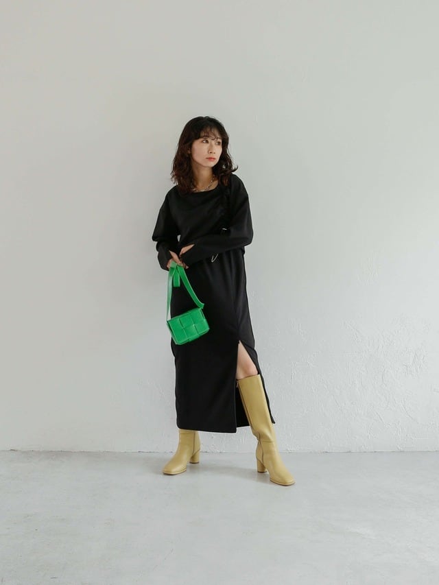 layered drawstring onepiece | Katrin TOKYO