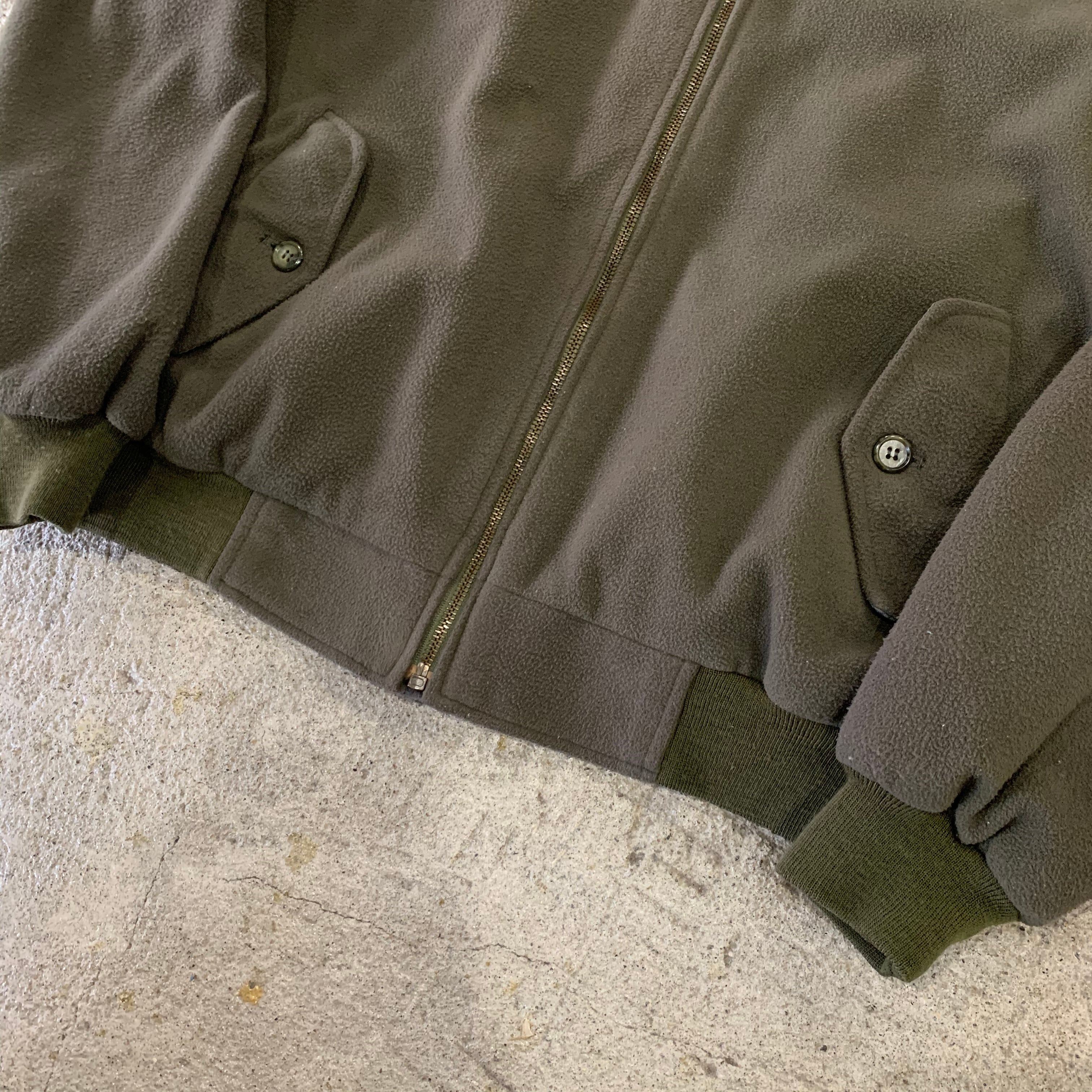90s STUSSY fleece MA-1 jacket | What